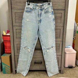 PacSun High Rise Ripped Dad Jean